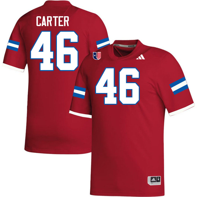 West Georgia Wolves #46 Jay Carter College Football Jerseys,Uniforms-Red